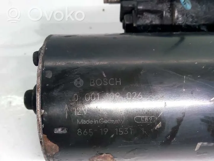 Citroen Berlingo Starter motor 0001109026