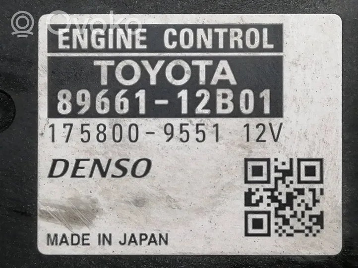 Toyota Corolla E160 E170 Calculateur moteur ECU 8966112B01