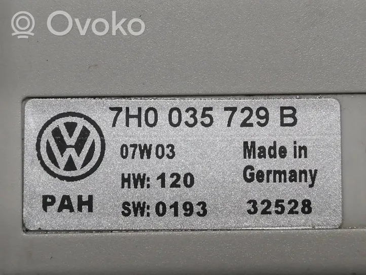 Volkswagen Transporter - Caravelle T5 Otras unidades de control/módulos 7H0035729B