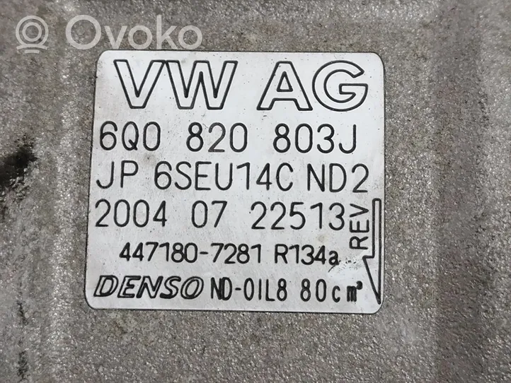 Seat Cordoba (6L) Compressore aria condizionata (A/C) (pompa) 6Q0820803J