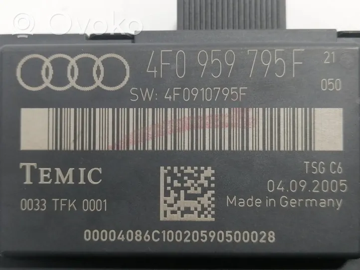 Audi A6 S6 C6 4F Altre centraline/moduli 4F0959795F