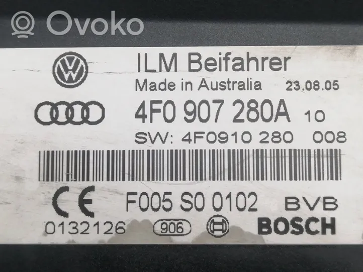 Audi A6 S6 C6 4F Autres unités de commande / modules 4F0907280A