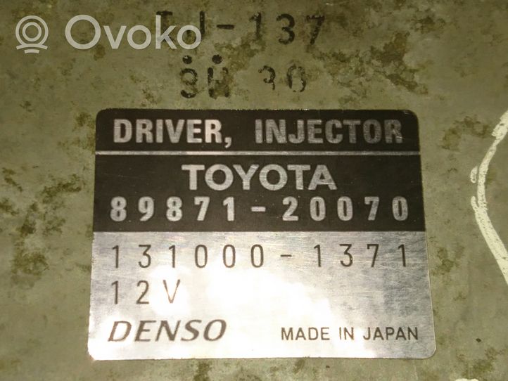 Toyota Avensis T250 Centralina/modulo impianto di iniezione 