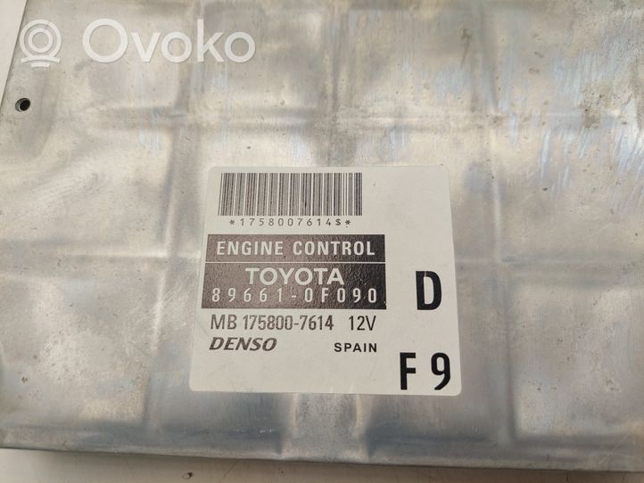 Toyota Corolla Verso AR10 Блок управления двигателя 