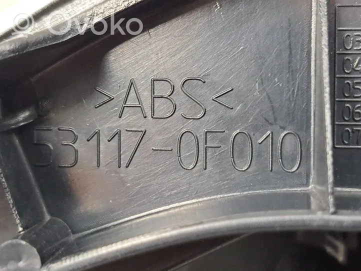 Toyota Corolla Verso AR10 Grille calandre supérieure de pare-chocs avant 