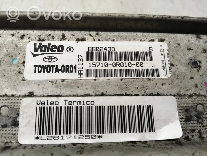 Toyota Avensis T250 Supporto di montaggio del filtro dell’olio 