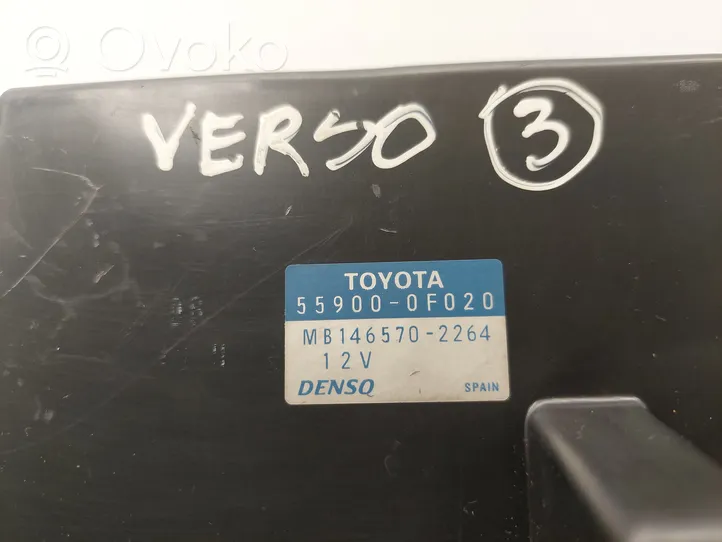 Toyota Corolla Verso AR10 Oro kondicionieriaus/ klimato/ pečiuko valdymo blokas (salone) 559000F020