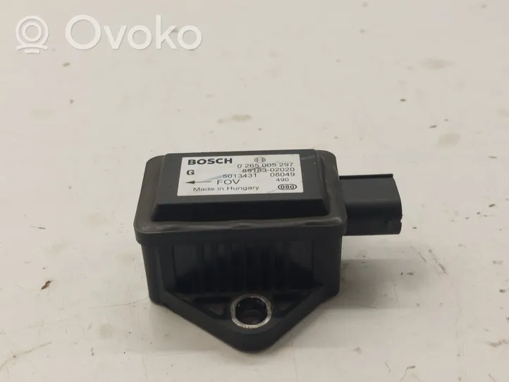 Toyota Corolla Verso AR10 Sensor ESP de aceleración de frecuencia del intermitente 0265005297