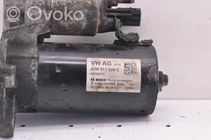 Volkswagen Touran II Starter motor 02M911024C