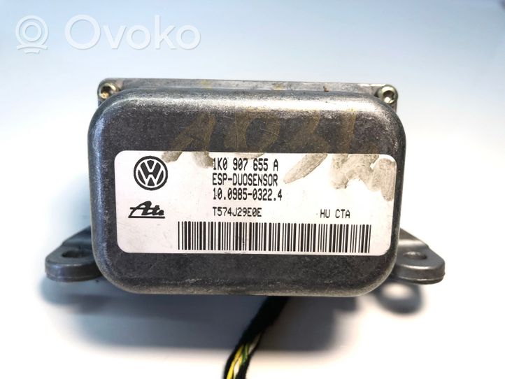 Audi A3 S3 A3 Sportback 8P ESP (stabilumo sistemos) valdymo blokas 1K0907655A