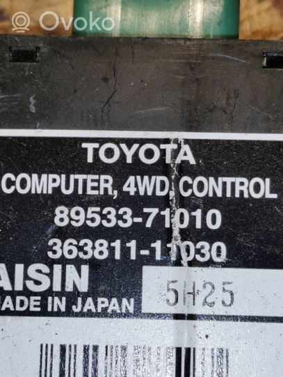 Toyota Hilux (AN10, AN20, AN30) Unité de commande, différentiel boîte de transfert 8953371010