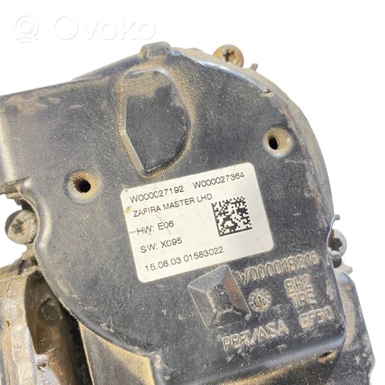 Opel Zafira C Tiranti e motorino del tergicristallo anteriore W000027192