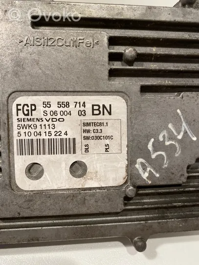 Opel Signum Calculateur moteur ECU 5100415224