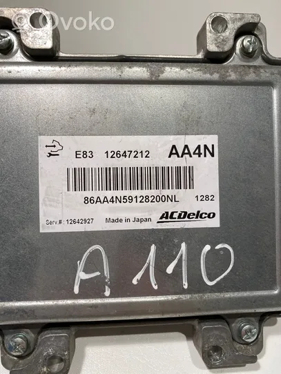 Opel Astra J Sterownik / Moduł ECU 12647212