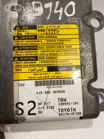 Toyota Verso Unidad de control/módulo del Airbag 891700F100