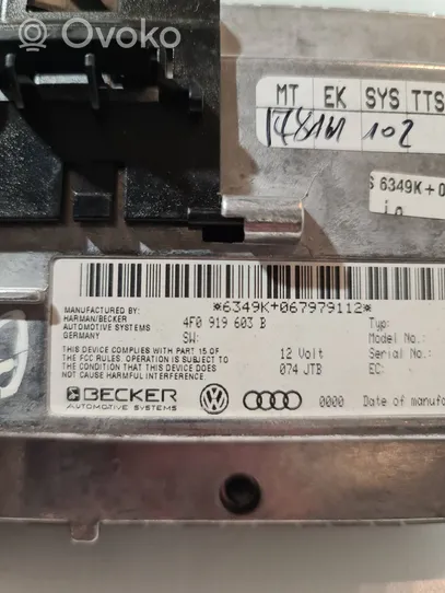 Audi A6 S6 C6 4F Panel / Radioodtwarzacz CD/DVD/GPS 4f0919603b