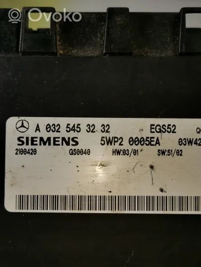 Mercedes-Benz C W203 Module de contrôle de boîte de vitesses ECU A0325453232