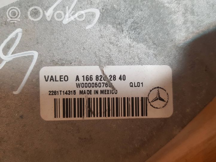 Mercedes-Benz GL X166 Stikla tīrītāja mehānisms (stienis) A1668202840