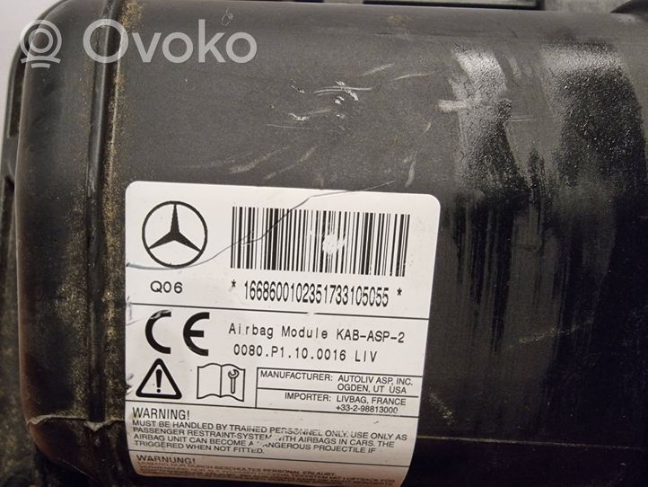 Mercedes-Benz ML W166 Kelių oro pagalvė 166860010