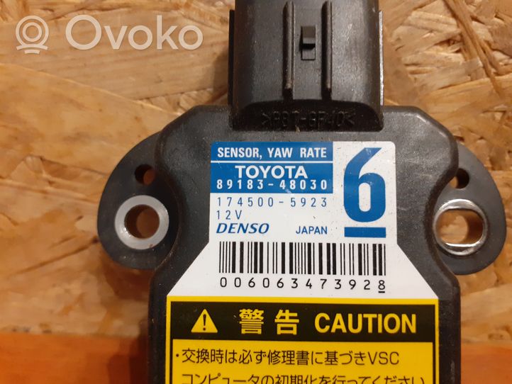 Toyota Prius (XW30) Kulmanopeusanturi 8918348030