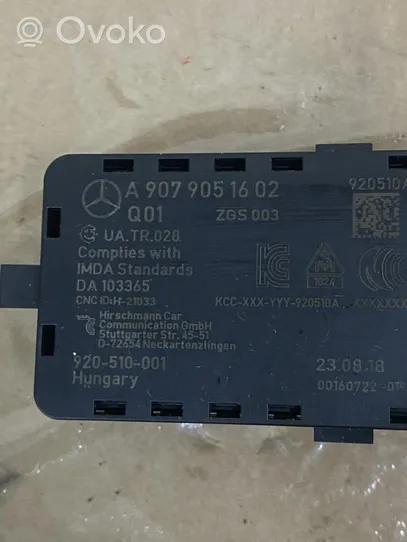 Mercedes-Benz Sprinter W907 W910 Altri dispositivi A9079051602