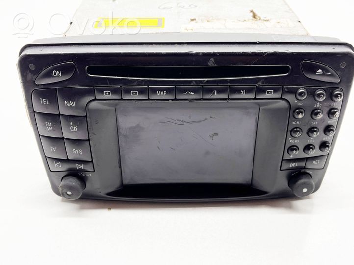 Mercedes-Benz C W203 Radio/CD/DVD/GPS-pääyksikkö A2038209189