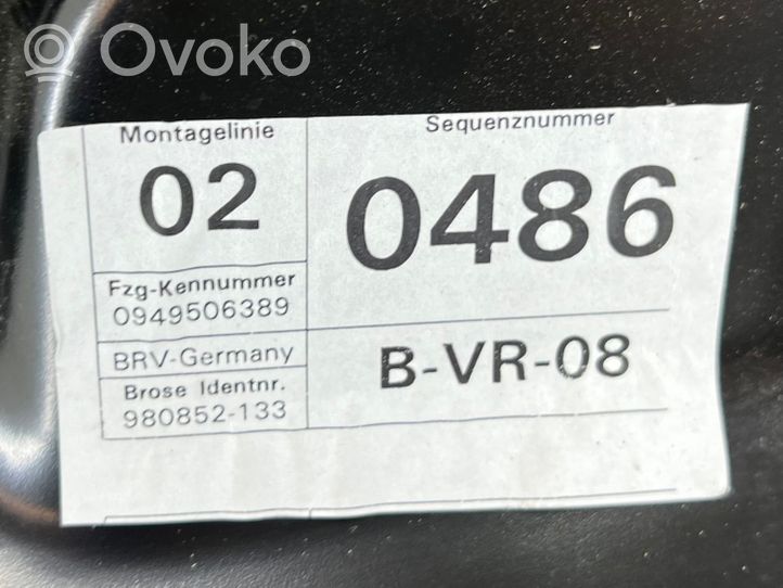 Volkswagen PASSAT B6 Meccanismo di sollevamento del finestrino anteriore senza motorino 3C1837756K