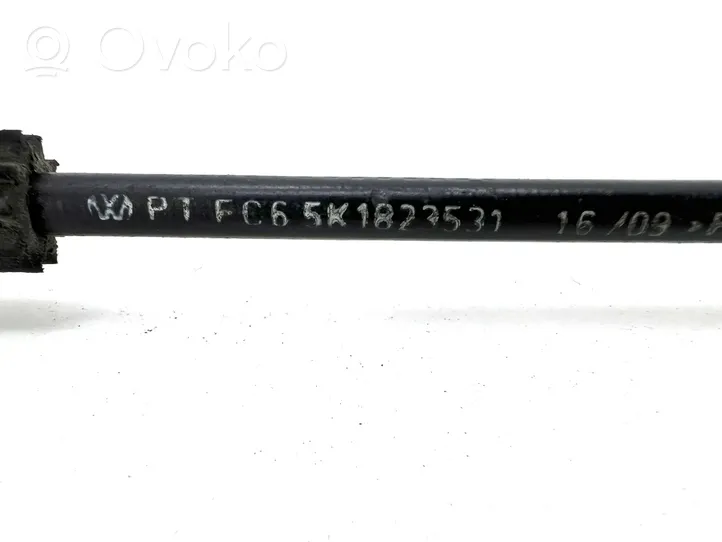 Volkswagen Golf VI Engine bonnet/hood lock release cable 5K1823531