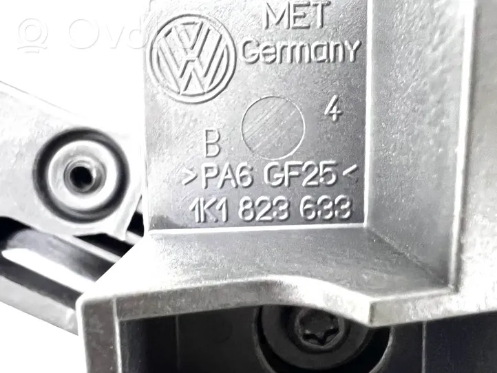 Volkswagen Golf VI Engine bonnet (hood) release handle 1J1823533C