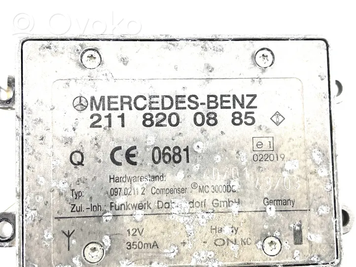 Mercedes-Benz E W211 Bluetooth-antenni 2118200885