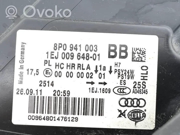 Audi A3 S3 A3 Sportback 8P Faro/fanale 8P0941003