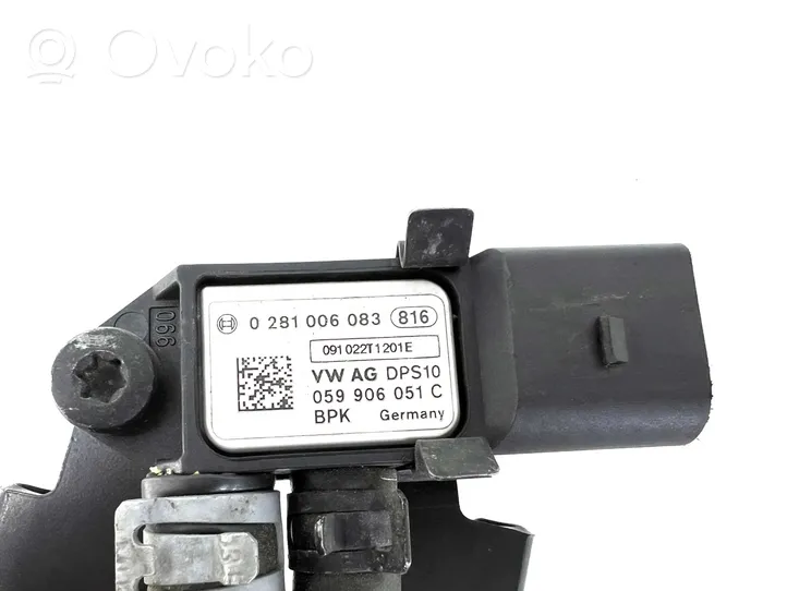 Audi A3 S3 A3 Sportback 8P Sensore di pressione dei gas di scarico 0281006083