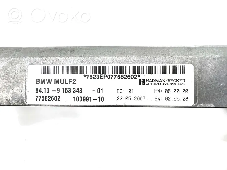 BMW X5 E70 Moduł / Sterownik Bluetooth 9163348