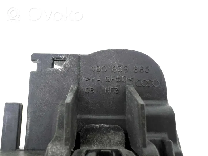 Audi A3 S3 A3 Sportback 8P Klamka zewnętrzna drzwi przednich 4B0839885