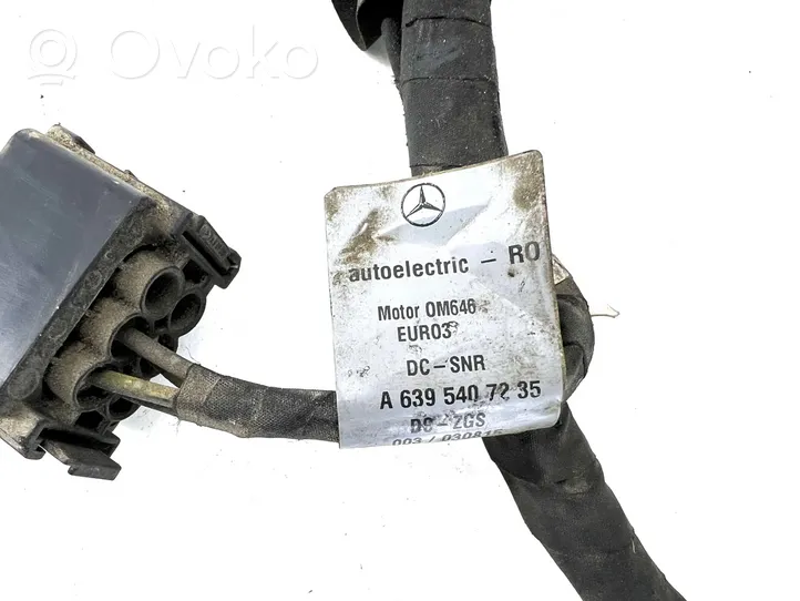 Mercedes-Benz Vito Viano W639 Wiązka przewodów silnika A6395407235