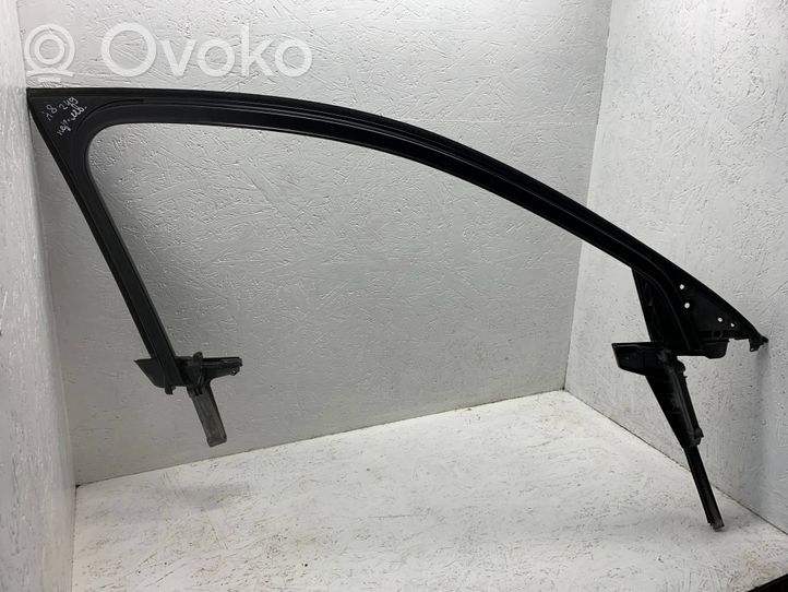 Audi A8 S8 D3 4E Front door window/glass frame 4E0837607F