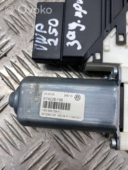 Volkswagen PASSAT B6 Fensterhebermotor Tür hinten 1K0959704F