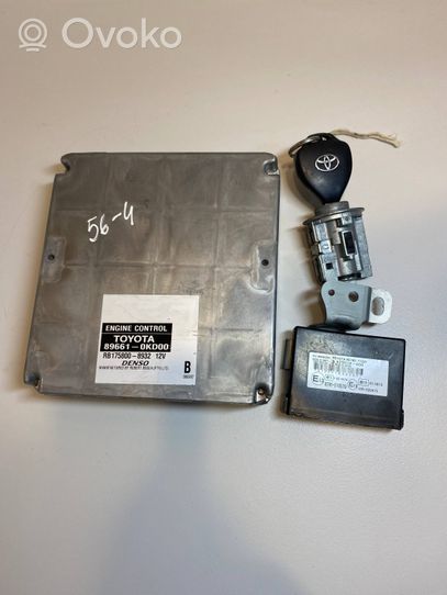 Toyota Hilux (AN10, AN20, AN30) Kit centralina motore ECU e serratura 896610KD00