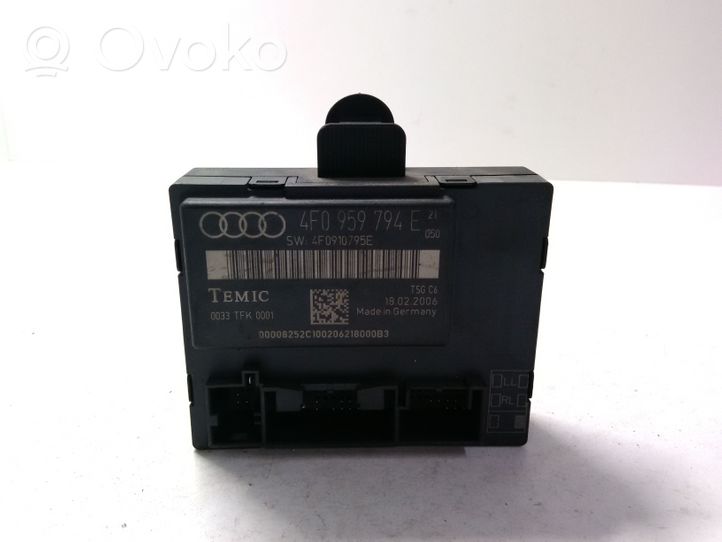 Audi A6 S6 C6 4F Centralina/modulo portiere 4F0959794E