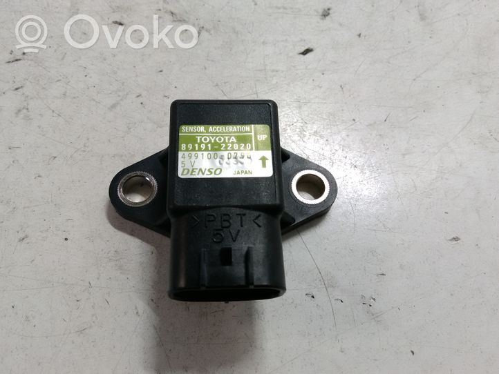 Toyota Land Cruiser (J150) Sensore di accelerazione 8919122020