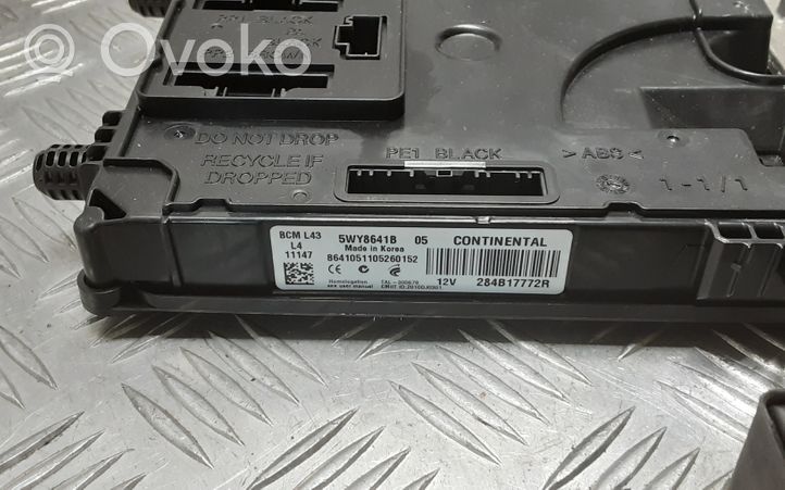 Renault Latitude (L70) Komputer / Sterownik ECU i komplet kluczy 0281017614