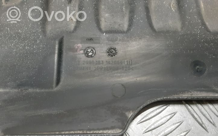 BMW X1 E84 Osłona tylna podwozia pod zderzak 51122990383