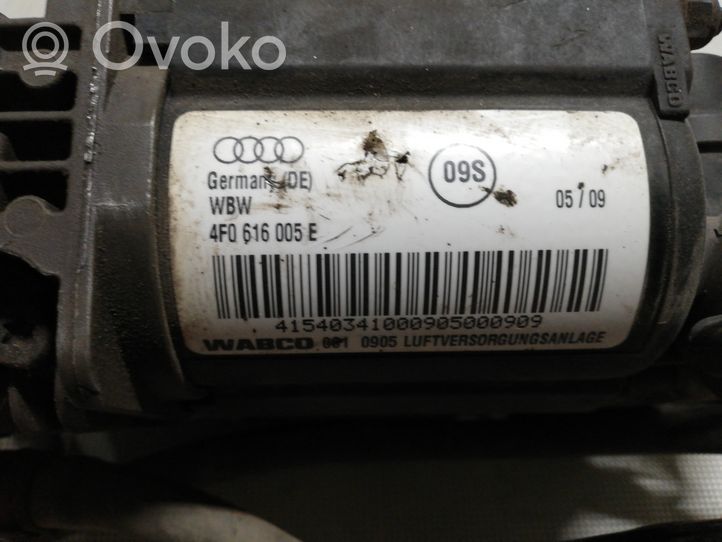 Audi A6 S6 C6 4F Pneumatinės (oro) pakabos kompresorius 4F0616005E