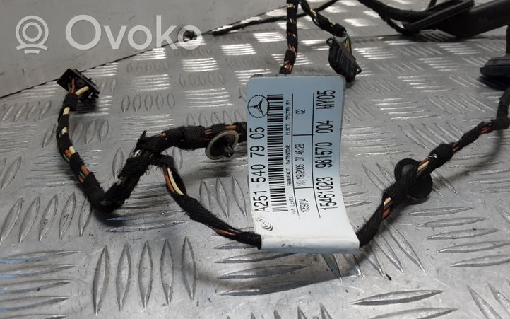 Mercedes-Benz R W251 Takaoven johtosarja A2515407905