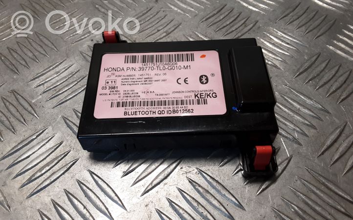 Honda Accord Module unité de contrôle Bluetooth 39770TL0G010M1