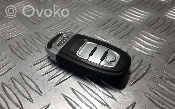 Audi A4 S4 B8 8K Ignition key/card 4G0959754K