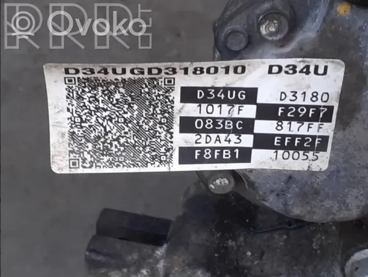 KIA Optima Automatic gearbox D34U