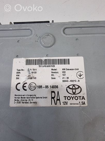 Toyota RAV 4 (XA50) Unité / module navigation GPS 86840K0010B