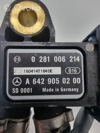 Mercedes-Benz CLA C117 X117 W117 Sensore di pressione dei gas di scarico A6429050200
