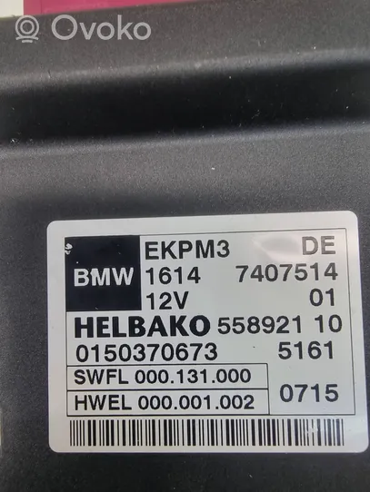 BMW 3 F30 F35 F31 Sterownik / Moduł pompy wtryskowej 55892110